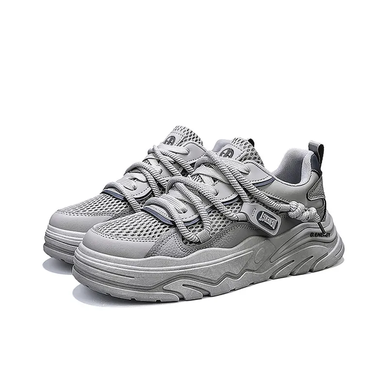 Yi Jiabao Slip Resistant Shock Absorbers With Abrasion Resistant Properties Low Top Skateboard Shoes Men's-4