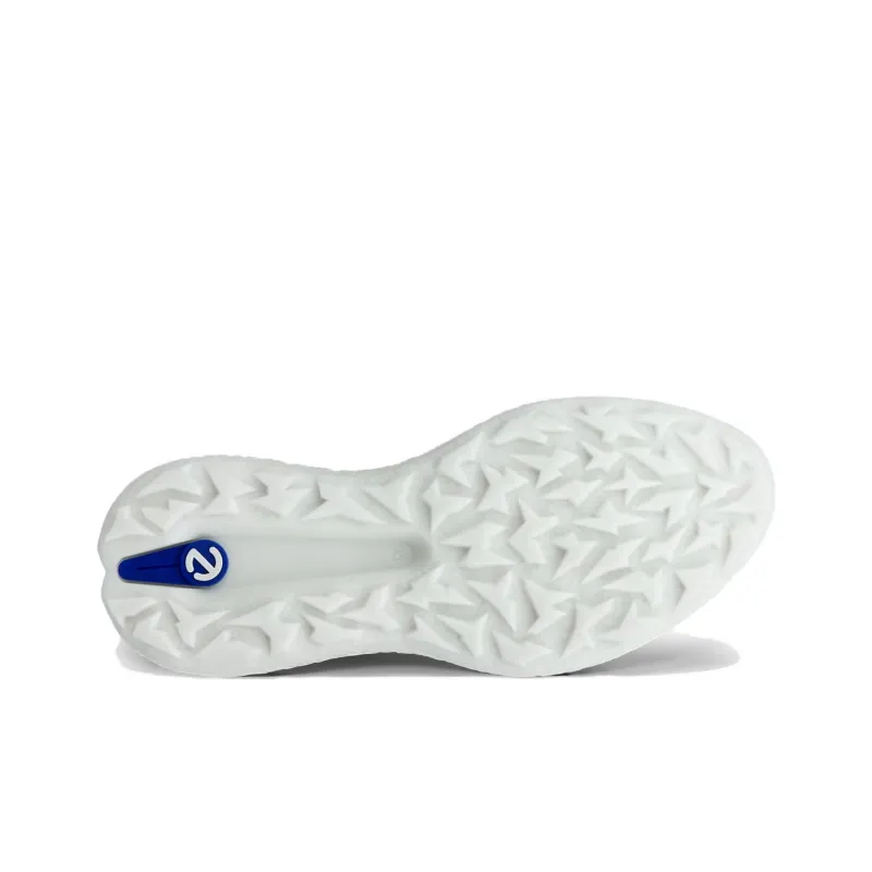 Ecco GOLF BIOM H5 Slip Resistant Breathable Low Top Golf Shoes Men's White Blue-4