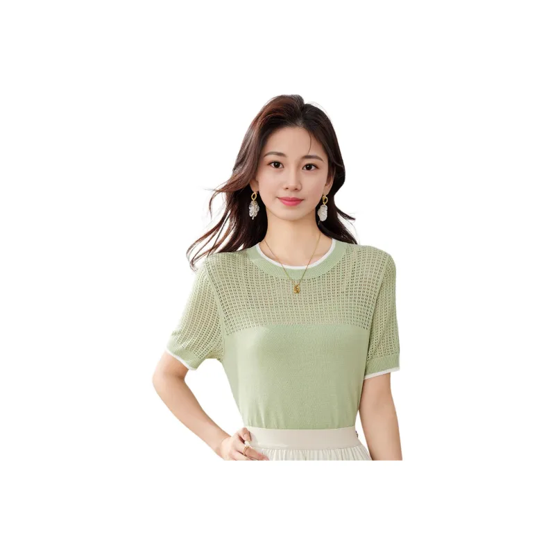 X MOOM Knitwear Women's Light Green-0