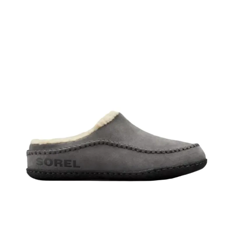 SOREL Slip Resistant Closed Toe Slippers Men's Gray-1