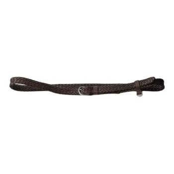 PRADA Calfskin, Hardware Accessories Leather Belts Men's Brown 