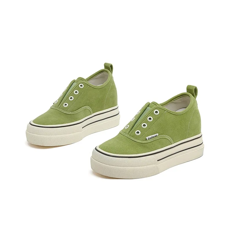 DAPHNE Anti Slip Wear Resistant Low Top Skateboard Shoes Women's-7
