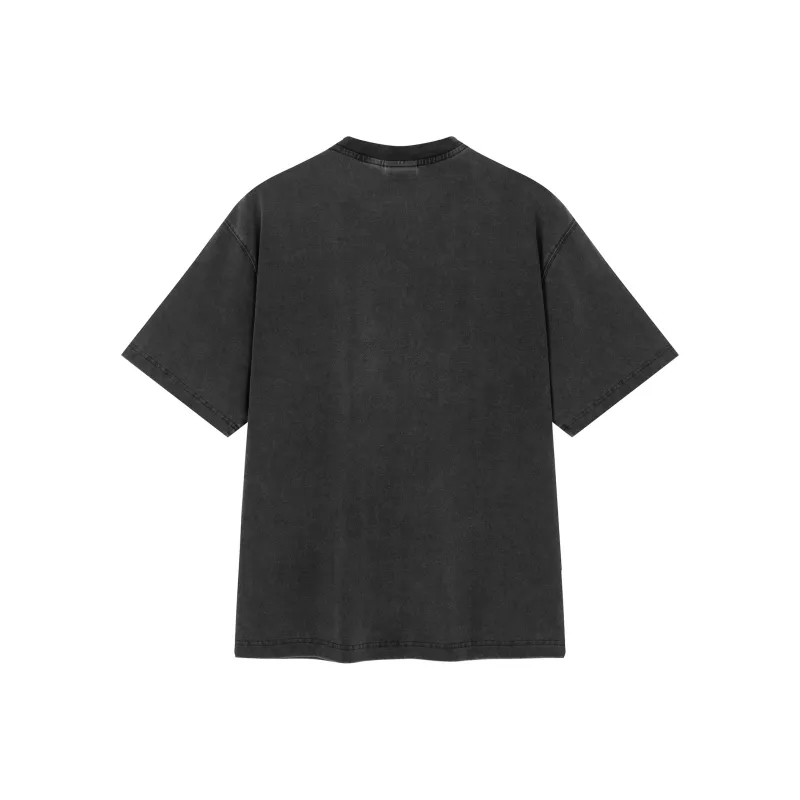 SANBAI STUDIO T Shirts Unisex Washed Black-1