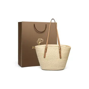 ZOOLER Cotton Rope Woven Tote Bag, Shopping Bag, Shoulder Bag Women's Multicolor