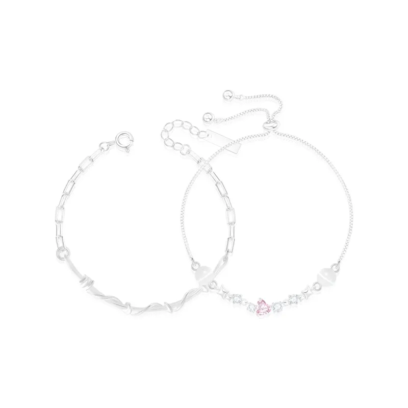 Cuz Strange Intention Zircon Bracelets Unisex-2