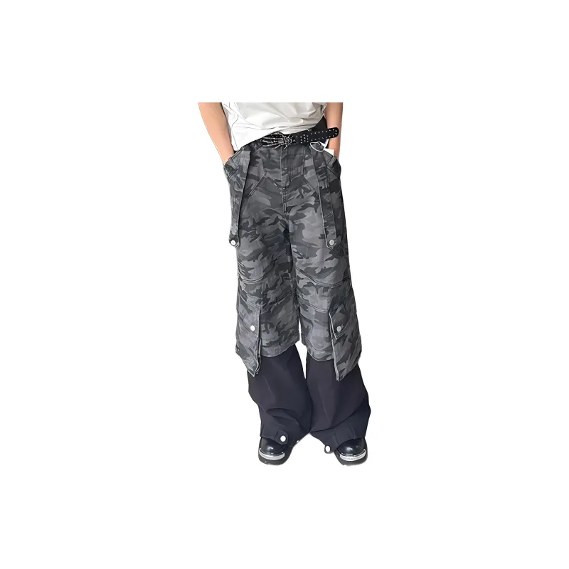 H.V.G.A Cargo Pants Unisex Camouflage-0
