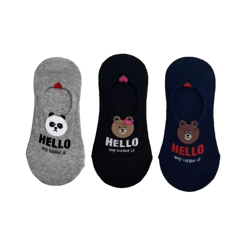 TLXT No Show Socks Unisex Soft Comfortable Summer Thin, Students Couple 3 Pack Combo Set-7