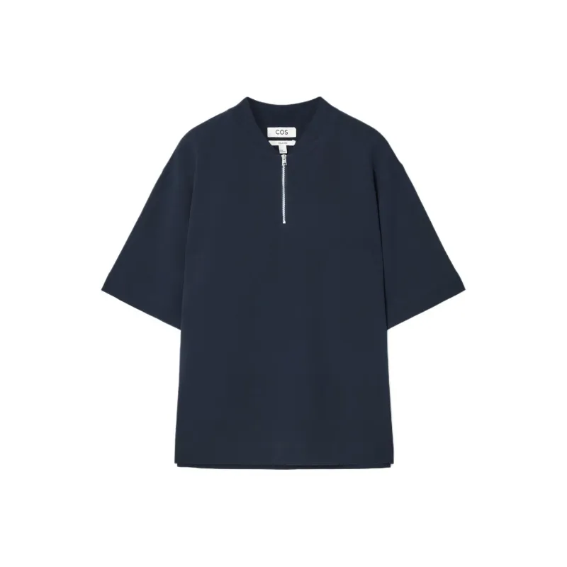 COS T Shirts Men Navy Blue-0
