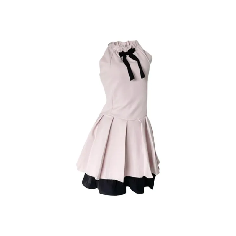 AHDO Sleeveless Dresses Women's Pink-0