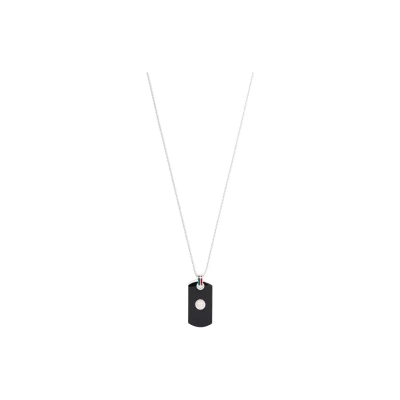 GUCCI 2020s Name tag Necklace-0