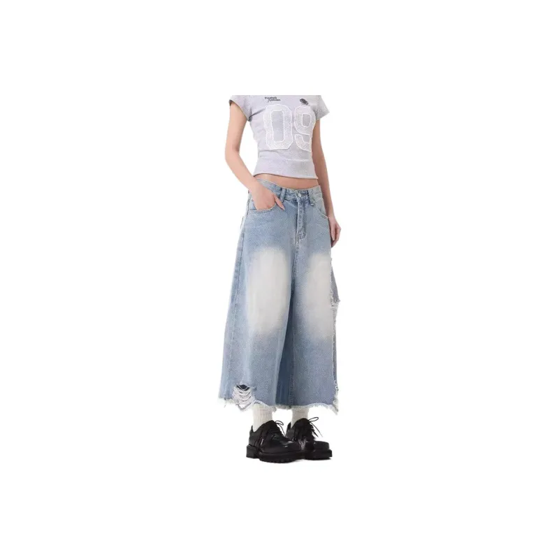 Concubine Zhu Denim Shorts Women's-0