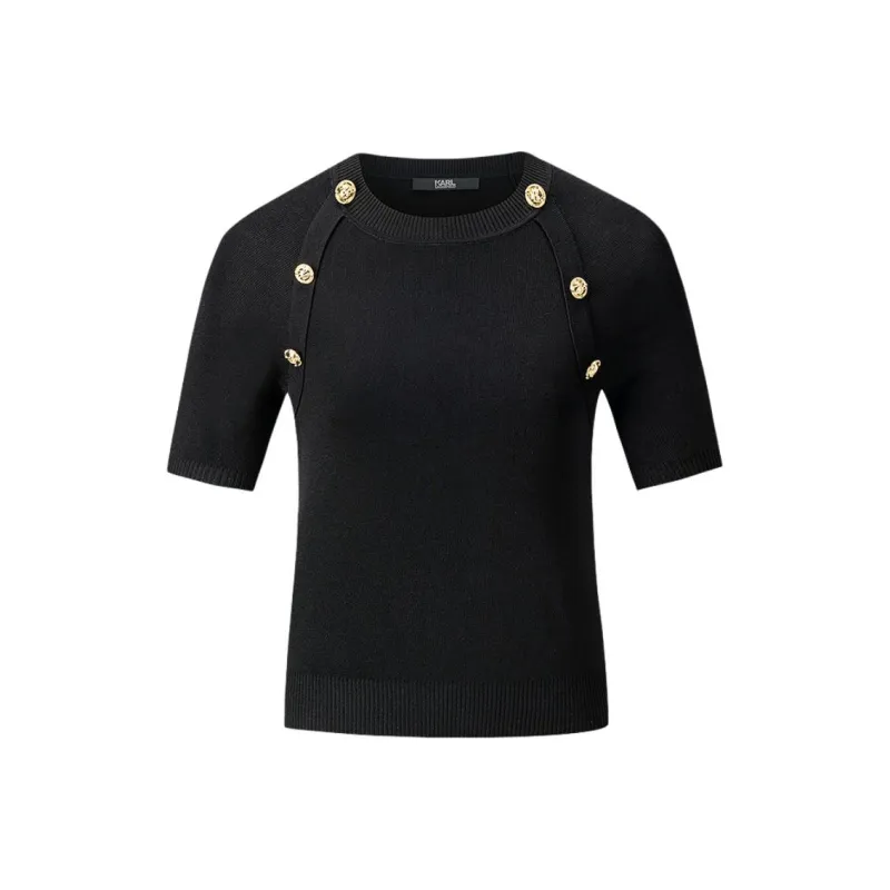 KARL LAGERFELD SS25 Knitwear Women's Black-0