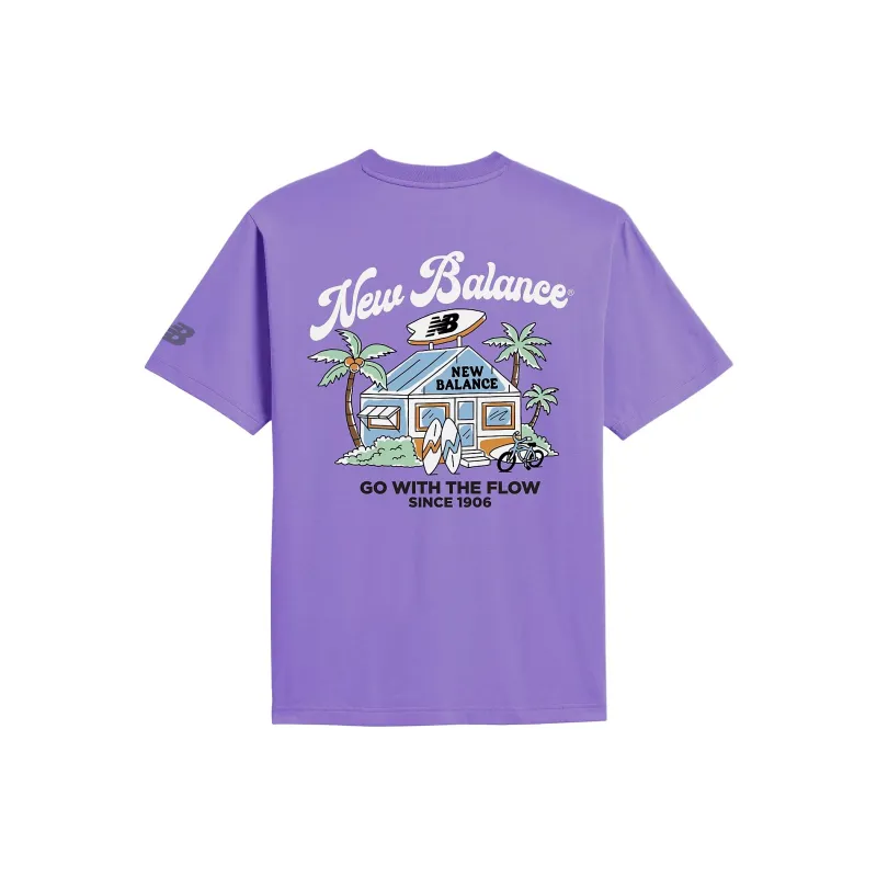 New Balance Surf Shop T Shirt Men's Dusk Light-1