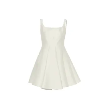DPLAY Slip Dresses Women's Creamy Apricot