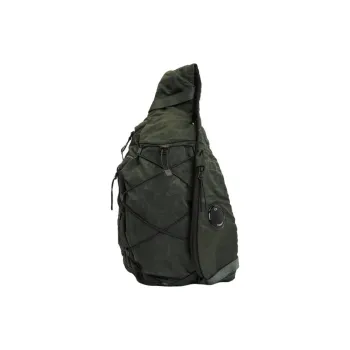 C.P.Company Nylon Sling Bag Unisex Dark Green
