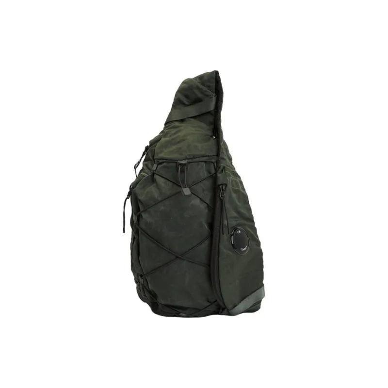 C.P.Company Nylon Sling Bag Unisex Dark Green-0
