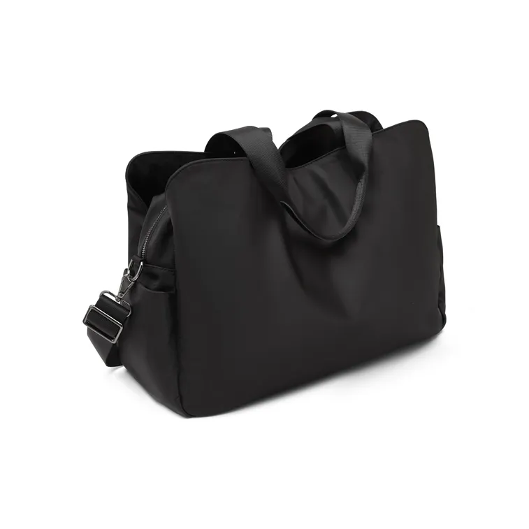 Old Man's Head Fabric One Shoulder Crossbody Bag, Travel Bag Women's Black-5