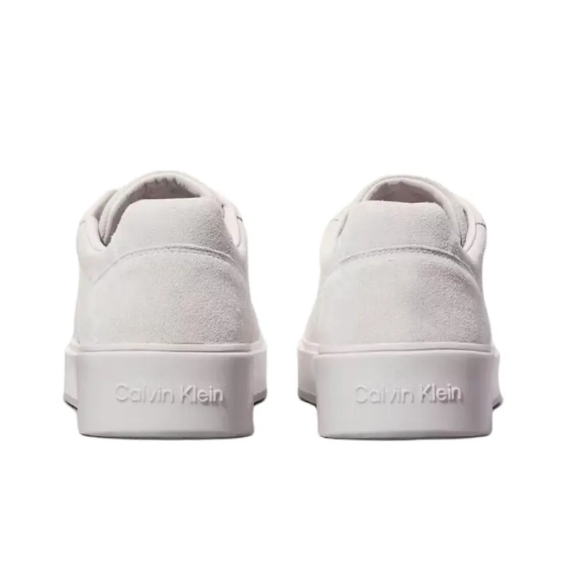 CALVIN KLEIN Low Top Skateboard Shoes Men's Light Gray-4