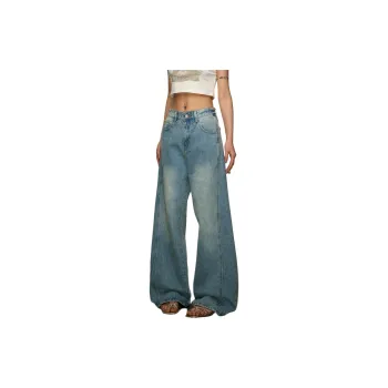 Aaisup Jeans Women's Washed Blue