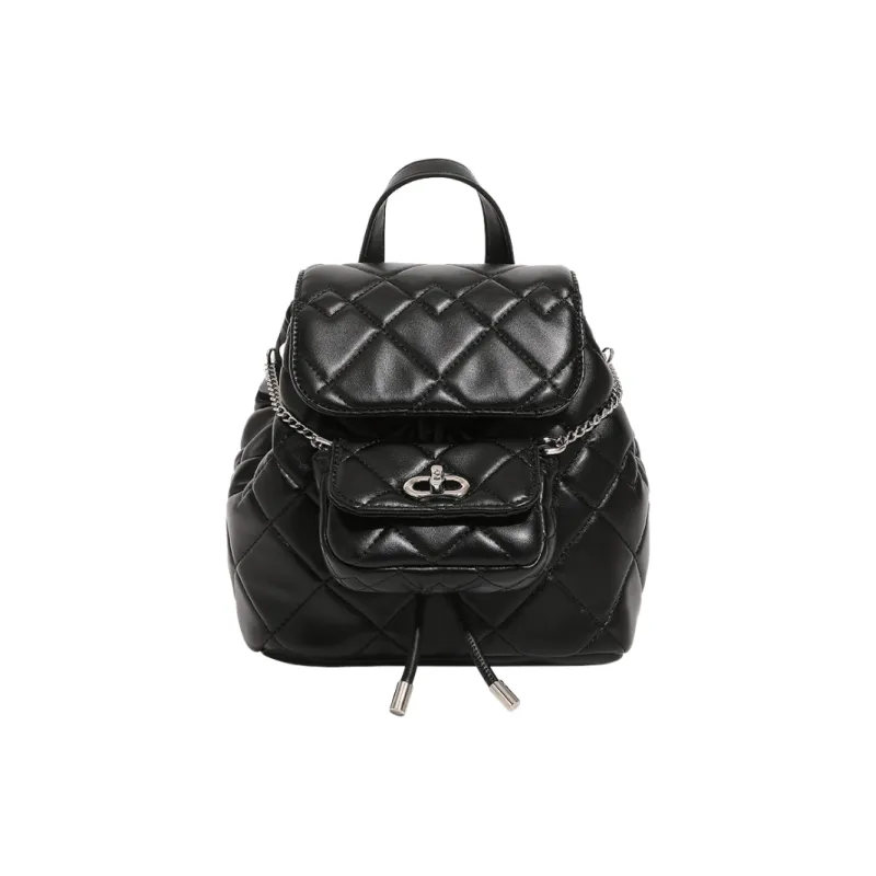 MINLUBAOLUO Artificial Leather Backpack Women's Multicolor-0