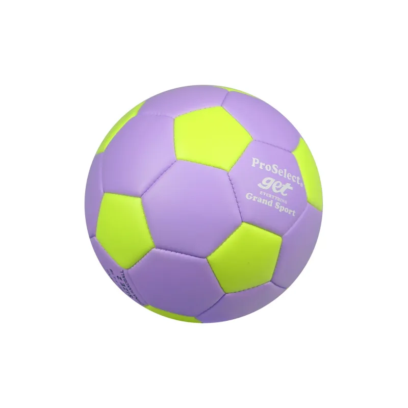 ProSelect Size 2 Soccer PU Machine Stitched Soccer Ball Unisex Green Purple-2
