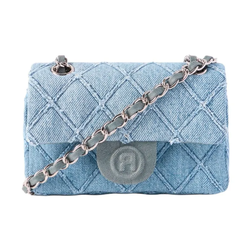 READYMADE Denim Crossbody Bag, Shoulder Bag Mini Men's Blue-0
