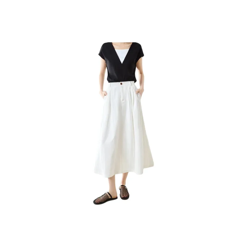 Mo Han Yi Mei Casual Long Skirt Women's-0