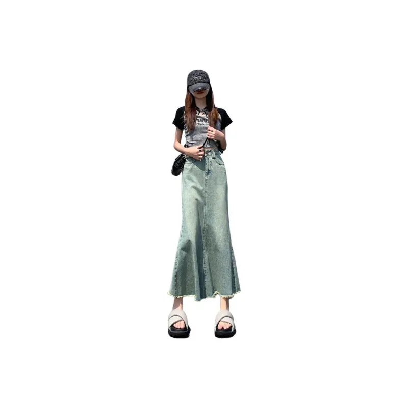 YINLEI Casual Long Skirt Women's-0