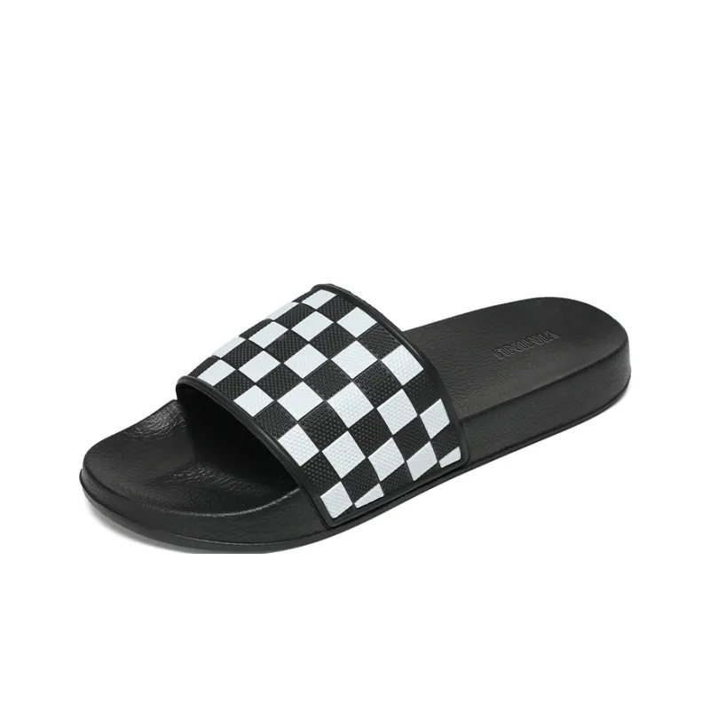 Eminu Rubber Sole Slip Resistant Slide Slippers Men's-11