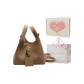 Khaki+Box+Shopping Bag