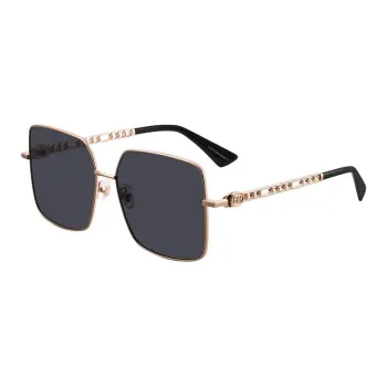 CAPONI Metal Square Sunglasses Women's Multicolor