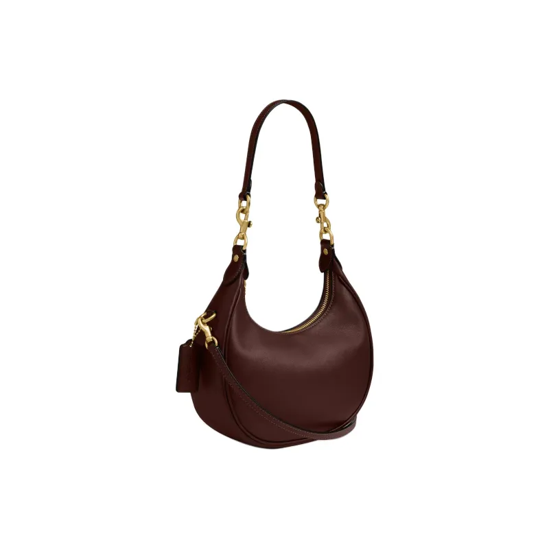 COACH JONIE Leather Shoulder Bag, Crossbody Bag, Handbag Trumpets Women's Brown-1