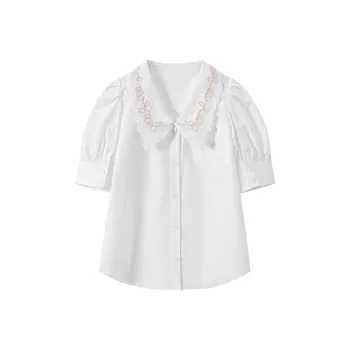 SHUXI Shirt Women's Heartfelt Holiday