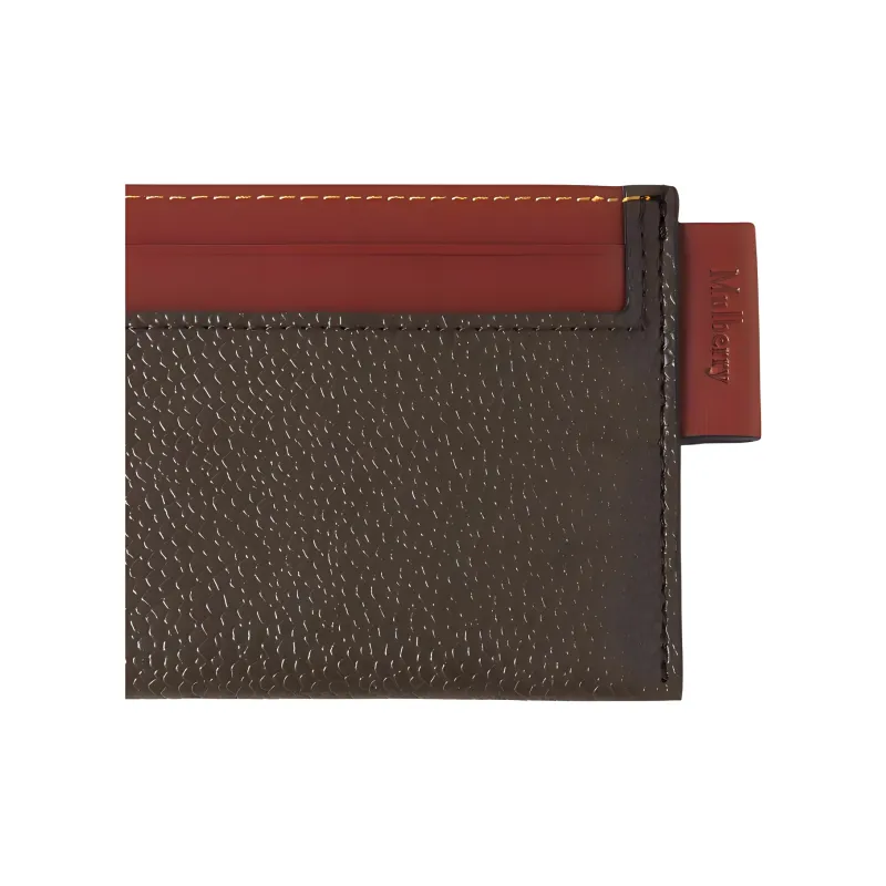 Mulberry Logo tag Leather Cardholder-4