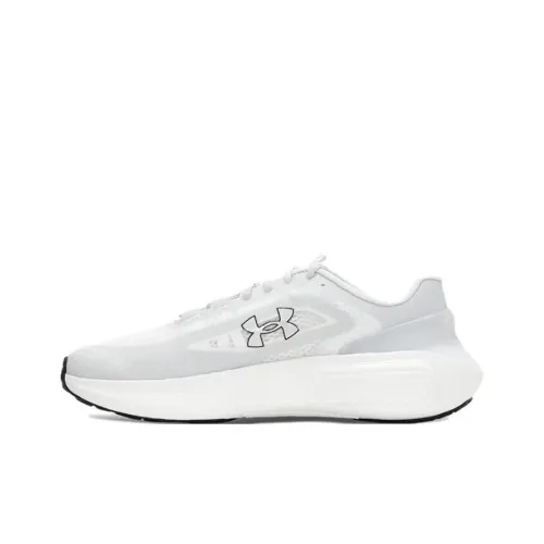 Under Armour Phantom 4 Cushioning, Breathable, And Wide Coverage Low Top Casual Shoes Unisex White Gray