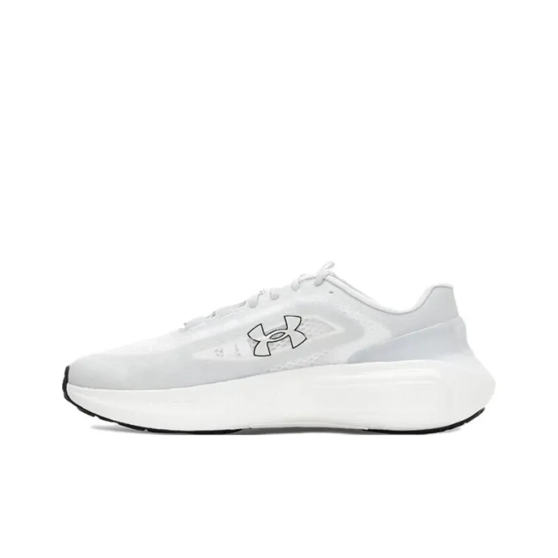 Under Armour Phantom 4 Cushioning, Breathable, And Wide Coverage Low Top Casual Shoes Unisex White Gray-0