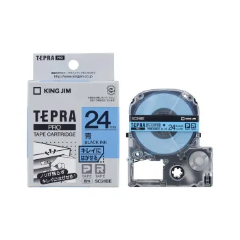KING JIM Tepra PRO Tape Box Style, Cyan Label Stationery Tape