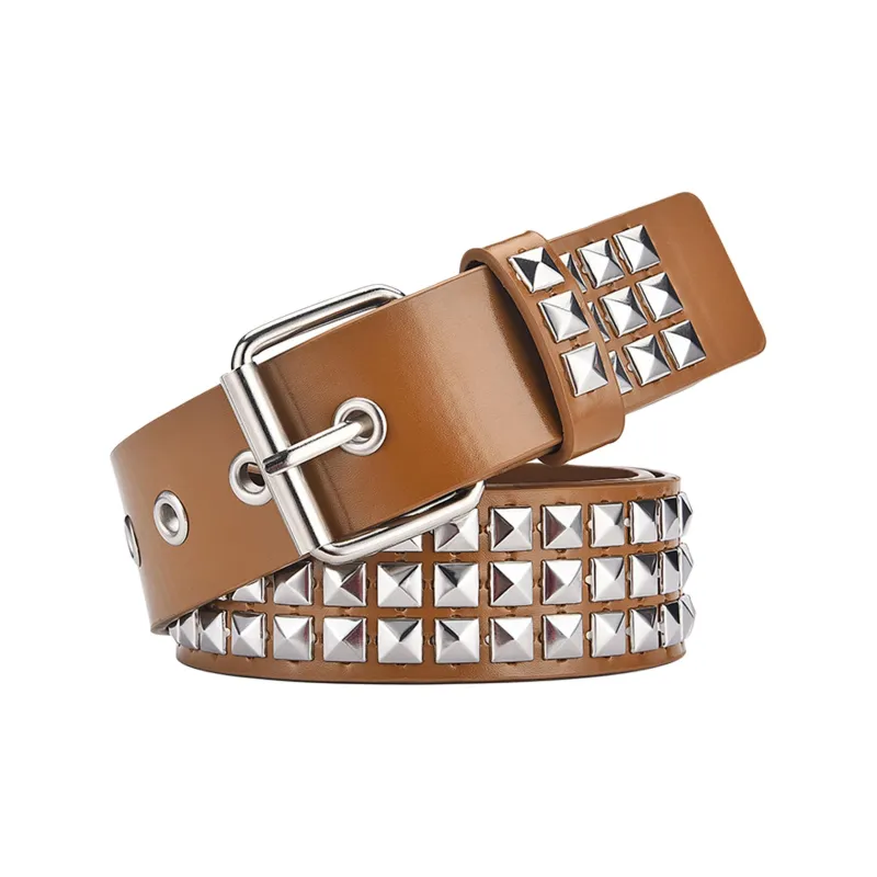 JEANSWEST PU Leather Belts Women's 3.8CM-3