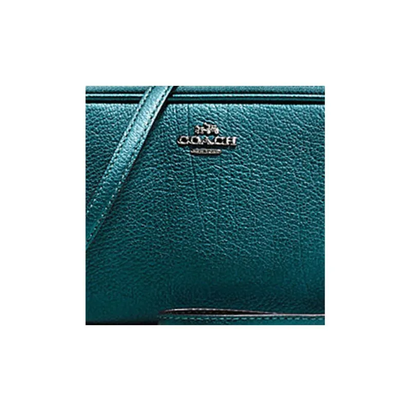 COACH Sadie Leather Handbag Trumpets Women's Ore Color-1