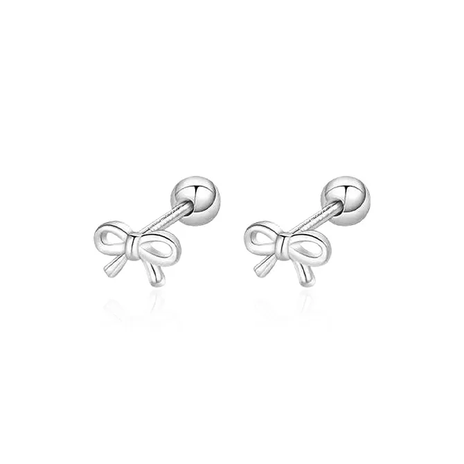 DTOTO 999 Fine Silver Stud Earrings Unisex-0