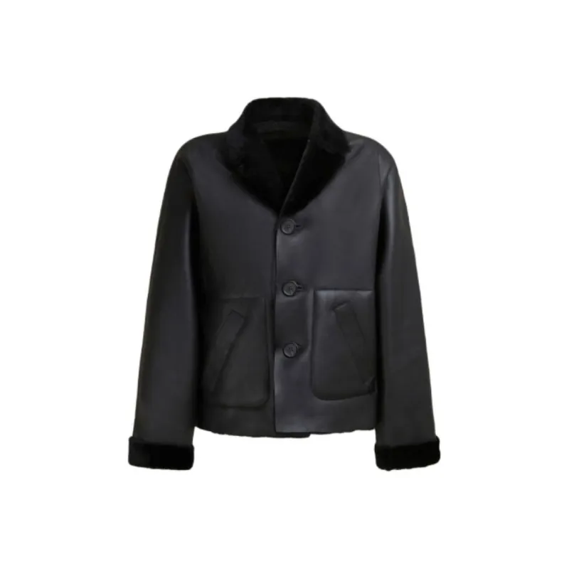 Reversible Shearling Jacket-0