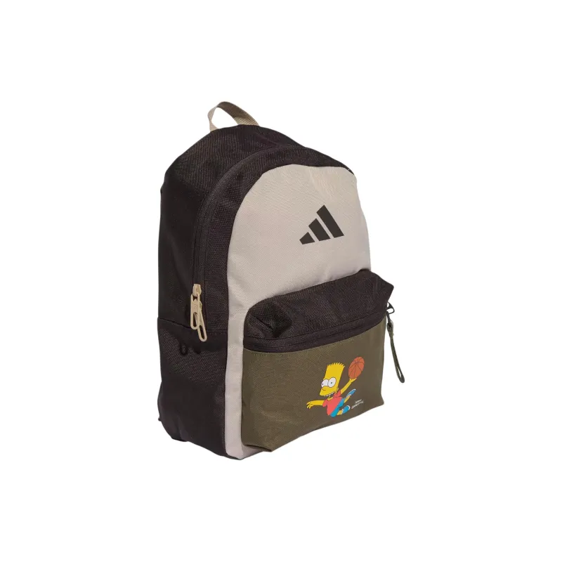 Adidas Polyester Backpack Kids' Night Brown & Olive Strata & Magical Beige-1