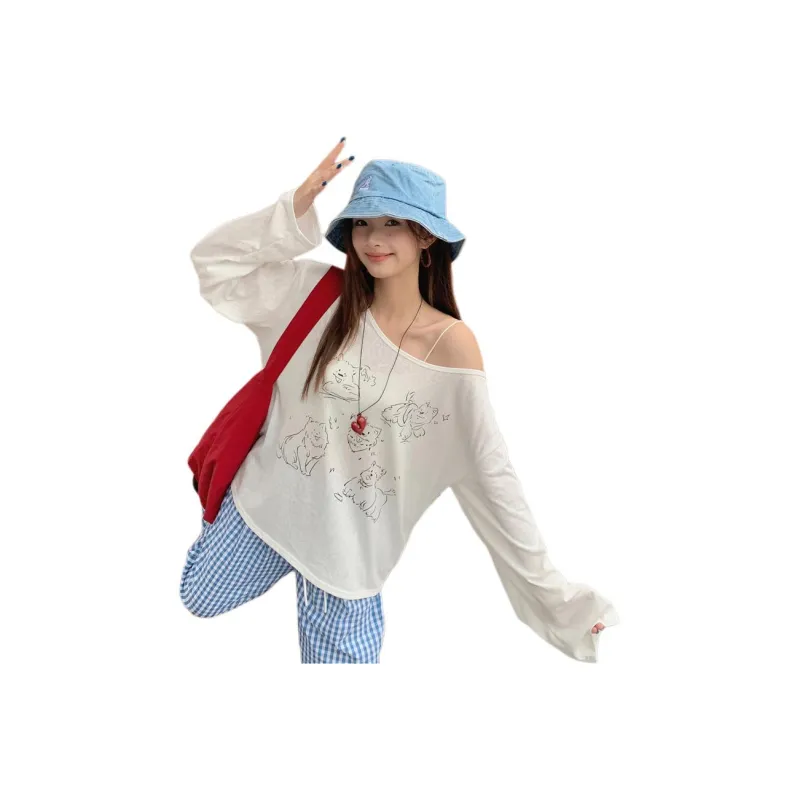 GOSO T Shirts Women's White Sun Protection T-0