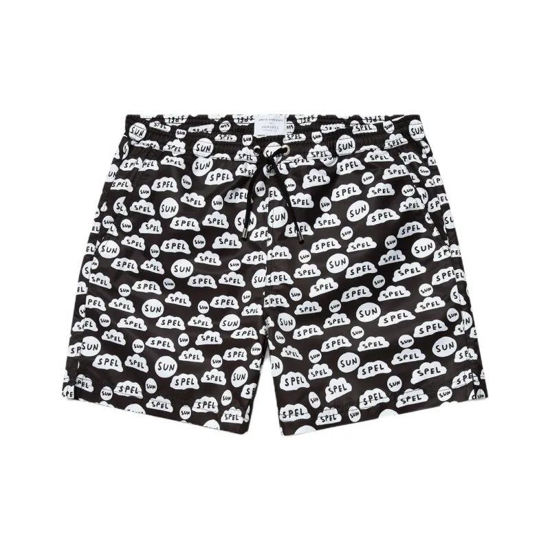 SUNSPEL Swimming Shorts Men's Black-0