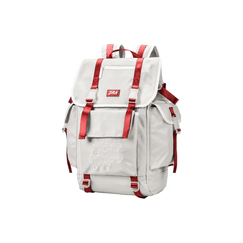 Spare No Pains. Polyester Backpack Unisex Pink-5