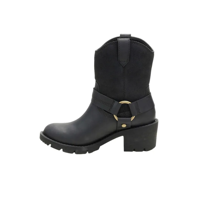 CAT Rewrite Harness Ankle Boots Women's Black-0