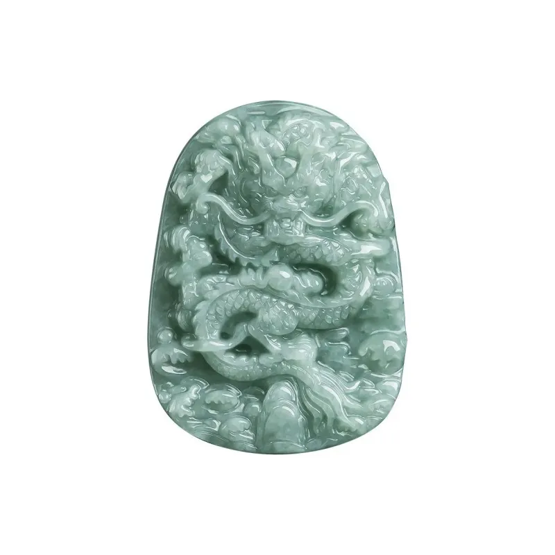 Jing Ruyu Glutinous Jade Jadeite Necklaces Unisex-0