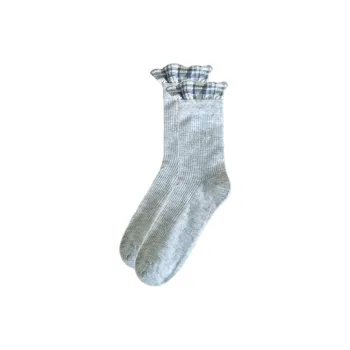 TLXT Mid Calf Socks Women's Slouch Socks, Thin Combed Cotton, Soft And Breathable