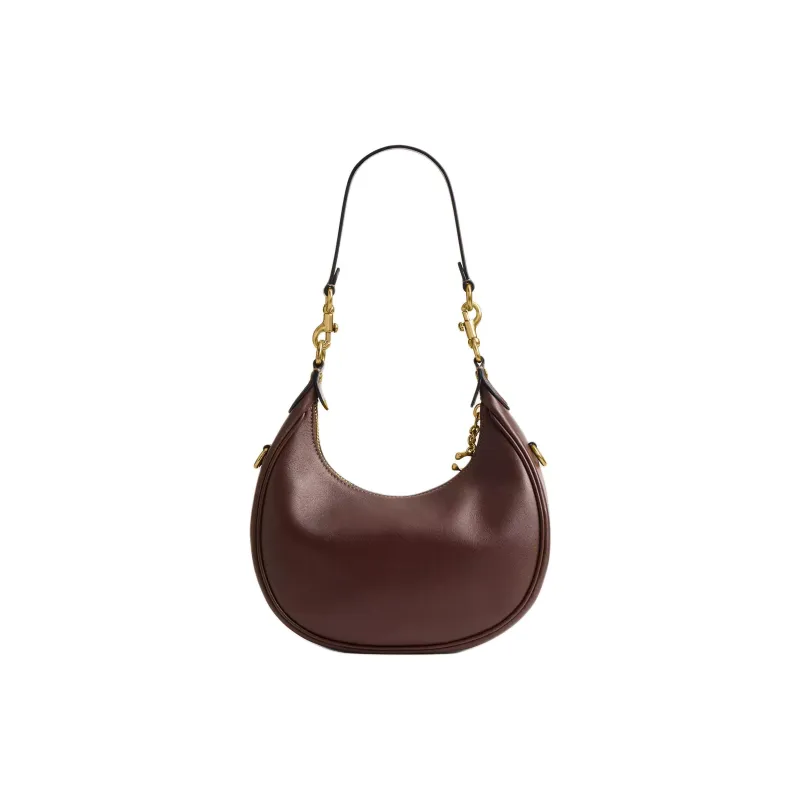 COACH JONIE Leather Shoulder Bag, Crossbody Bag, Handbag Trumpets Women's Brown-2