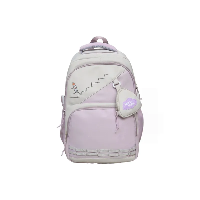Vack Nylon Backpack Unisex Multicolor-11